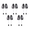5 Pairs Set - Plastic Shoe Tree - Spiral Spring
