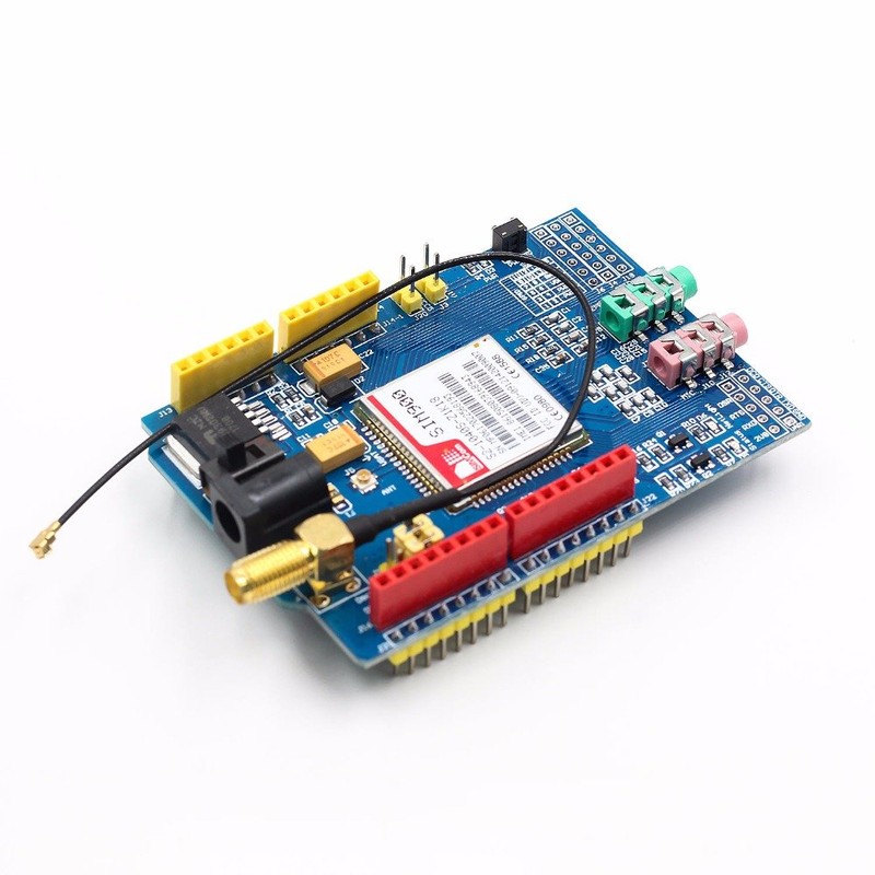 TECNOULAB 1 Piece GPRS/GSM SIM900 Quad Band Shield Module with