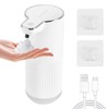 Despachador de Jabon Liquido sin Contacto, 350ml USB Recargable Automatico