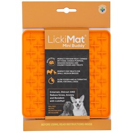 LickiMat Mini Classics Interactive Pet Feeding Mat for Dogs, Slow Feeder with Modern Design, Enrichment for Family Bonding, Anxiety Relief
