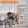 Aheroi 35 Pockets Large Over the Door Organizer, Breathable Mesh