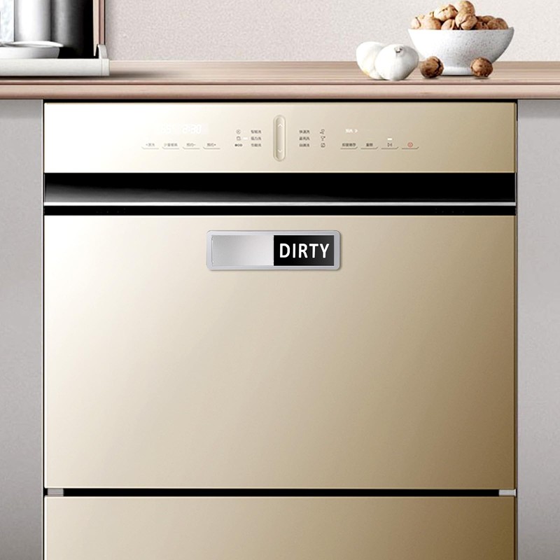 Dishwasher Magnet Clean / Dirty Sliding Sign, Clean Dirty Dishwasher