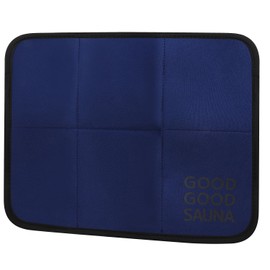 GOOD SAUNA Sauna Mat, Foldable, Compact, Men's, Women's, Sauna Goods, Outdoor Activities, Sauna, Unisex, Washable, Quick Drying, Navy
