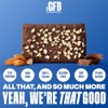 Barras de proteínas altas sin gluten GFB, no OMG