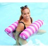 MERMAO 2-Pack 4-in-1 Hammock Inflatable Pool Float, Multi-Purpose Pool Hammock