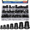 Glarks 250pcs Thread Half Hexagonal Rivet Nuts Set M3 M4