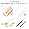 Compatible with Genesis Key Fob Cover, Gold Keychains, for G80