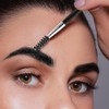 Gel para Cejas con Cepillo Resistente al Agua Negro
