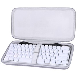 co2CREA Hard Travel Case Replacement for RK Royal KLUDGE RK61 / RK61 Pro/Newmen 60% Wireless Bluetooth Wired 60% Mechanical Gaming Keyboard