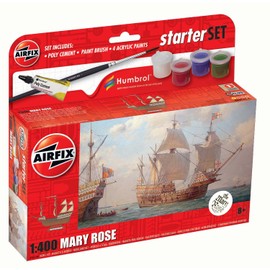 Airfix - Mary Rose - Starter Set, 22.86 x 20.32 x 5.08 cm