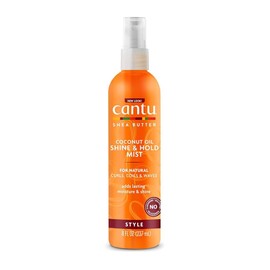 Cantu Shea Butter Coconut Oil Shine And Hold Mist Spray 8 Ounce (Pack of 2)