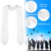 UnslQonds White Graduation Stole Class of 2025, Custom Stoles for