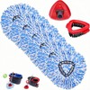 Spin Mop Head Replacement & Shower Floor Scrubber，Compatible with Ocedar