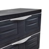 Sunnydaze 3-Tier Storage Cabinet with Drawers - Indoor or Outdoor