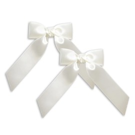 Hair Clip, 2-piece Set, Color Ribbon, Satin, Present, Color Ribbon, Children, Satin Ribbon, Kids, Cute, Stylish, Hair Accessories, Hair Accessory, Women's, Present, Gift Hair Clip, Set of 2, Color