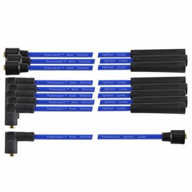 Powerspark Rover V8 8mm Blue HT Leads Performance Double Silicon leads