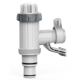 SUMMERBUDDY Pool Hose Adapter for Above Ground Swimming Pool, Pool Replacement Parts with Plunger Valve and Pool Pipe Holder Compatible with Intex/Bestway/Stock Tank Pool, Pool Pump Parts