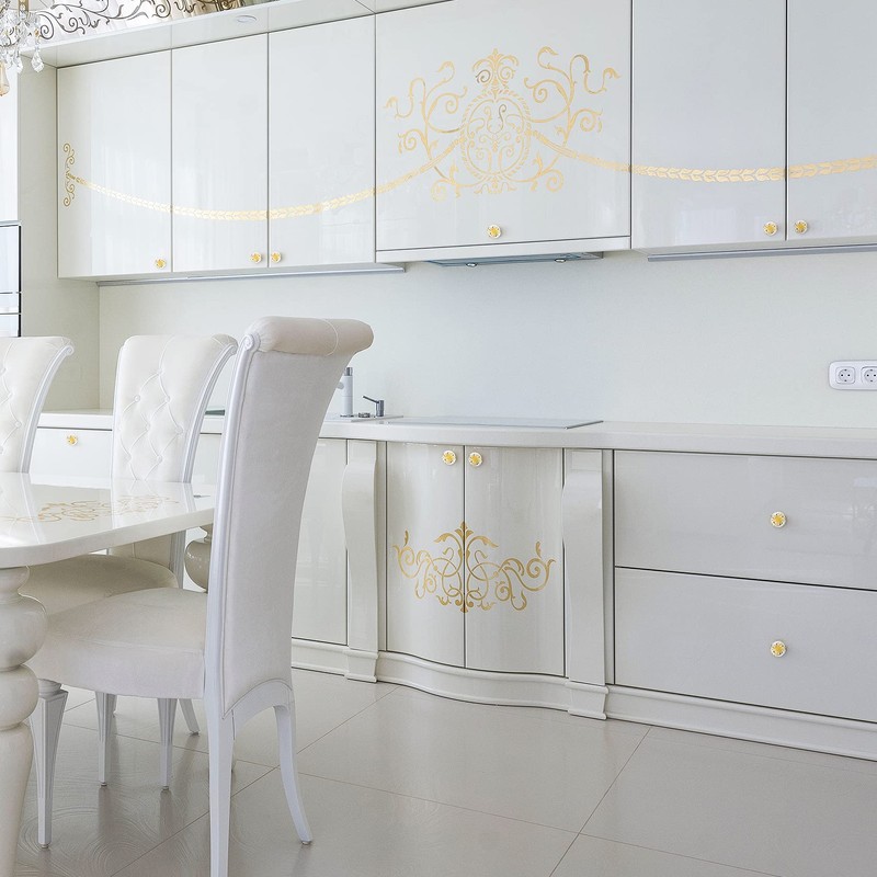 Ravinte 25 Pack Crystal Drawer Knobs - Glass Cabinet Knobs,