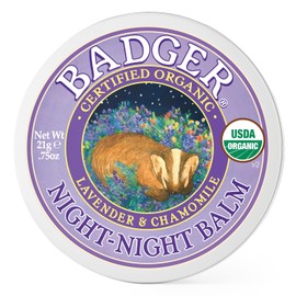 Badger - Night Night Chamomile & Lavender, Natural Sleep Balm for Kids, Relaxing Scented Balm for Children, Kids Organic Sleep Balm, 0.75 oz