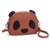 Yocipa Cute Panda Genuine Leather Shoulder Bag, Women's, Smaller, Crossbody