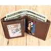 JINCKE, Men's Bi-fold Wallet, RFID Theft Prevention, Handheld, Genuine Leather,