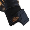 NOSSA TREND Soccer Goalkeeper Gloves (Black & Gold, 8)
