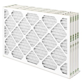 Mann+Hummel 16x25x1 MERV 11 Pleated HVAC AC Furnace Air Filters. Quantity 4. (Exact Size: 15.5 x 24.5 x 0.75 Inches)