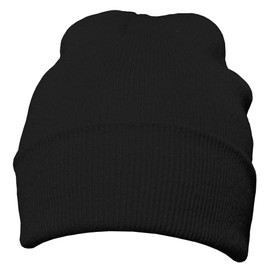 DonDon, winter cap, warm classic, design, modern and soft., black, Einheitsgröße