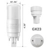 Silverlite 5w(13w CFL Equivalent) LED Stick PL Bulb GX23-2 Pin