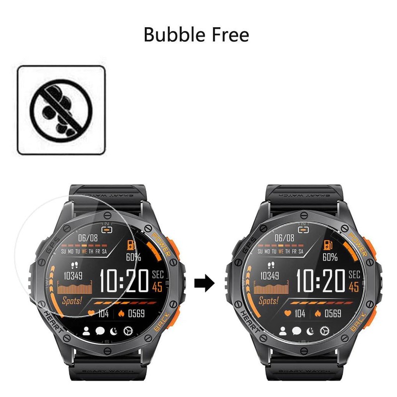 Futanwei [3 Pack] for Tiwain Military Smart Watch K67 Screen