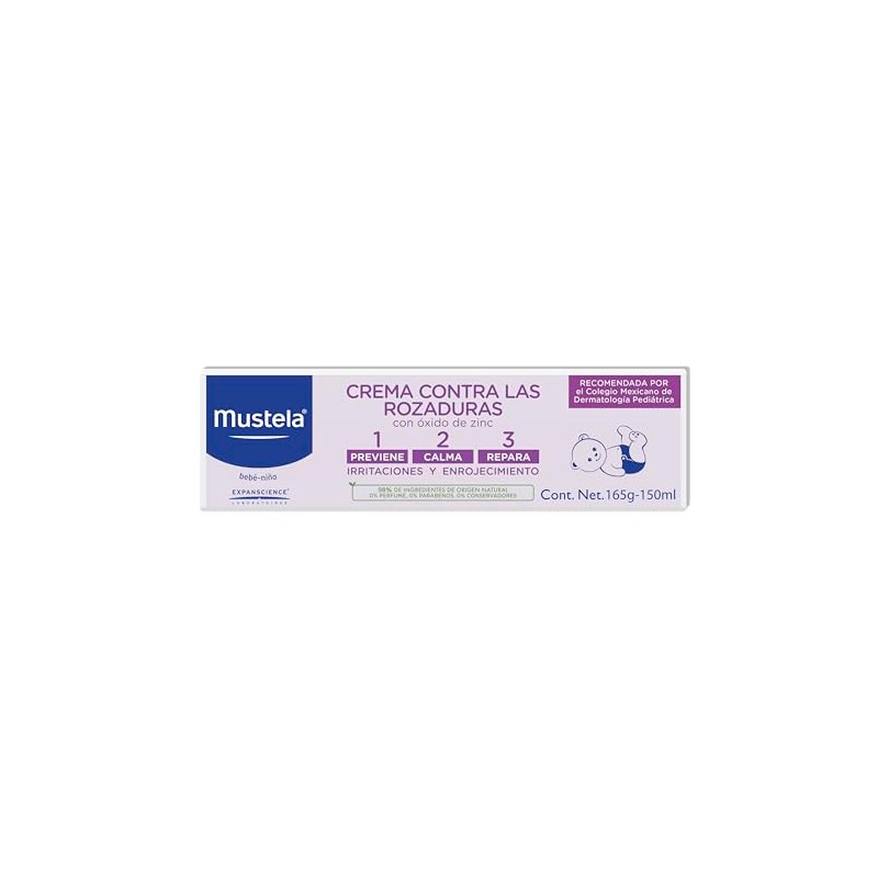 Mustela Crema Contra Rozaduras para bebé, 150ml