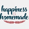 CafePress Happiness Is Homemade 17 oz Latte Mug