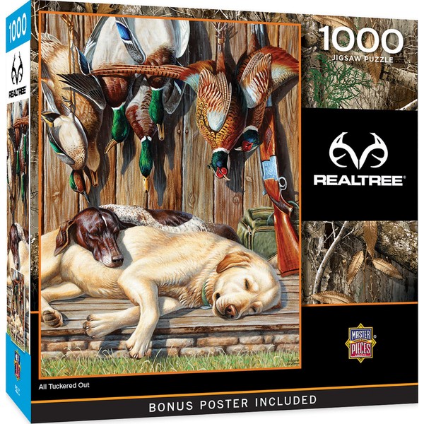MasterPieces 1000 Piece Jigsaw Puzzle For Adults, Family, Or Kids - All Tuckered Out - 19.25"x26.75"