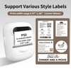 Barcode Label Printer P50 Portable Bluetooth Thermal Mini Label Maker