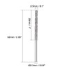 sourcing map 2.5mm Diamond Twist Drill Bits High Speed Steel