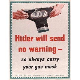 World War Gas Mask Poster GB UK USA WW2 WW1 Army Vintage Retro Man Cave Bar Pub Shed Novelty Gift Aluminium Metal Tin Wall Décor Sign