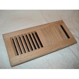 Air Diffuser Vent Register Wall or Floor Unfinished Oak 2"x12"