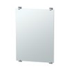 Gatco 1595 Elevate Fixed Mounted Minimalist Mirror, Chrome, 30"H