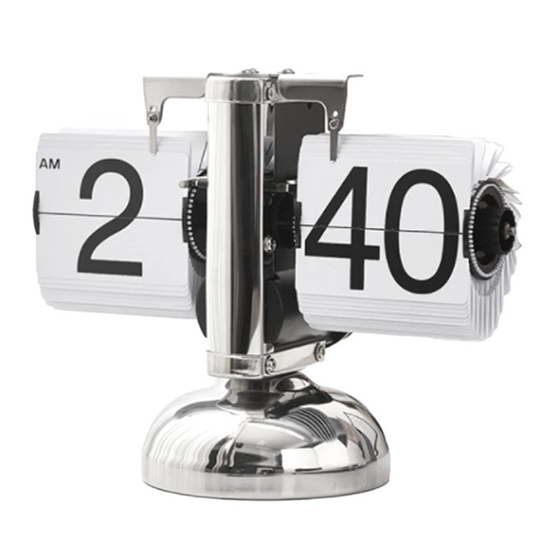 Digital Flip Down Clock Retro Minimalist Mechanical Auto Flip Clock
