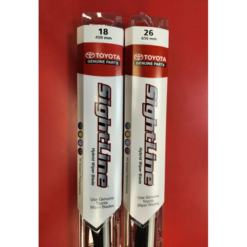 Toyota 2020 - 2025 Highlander Front Wiper Blade Set New