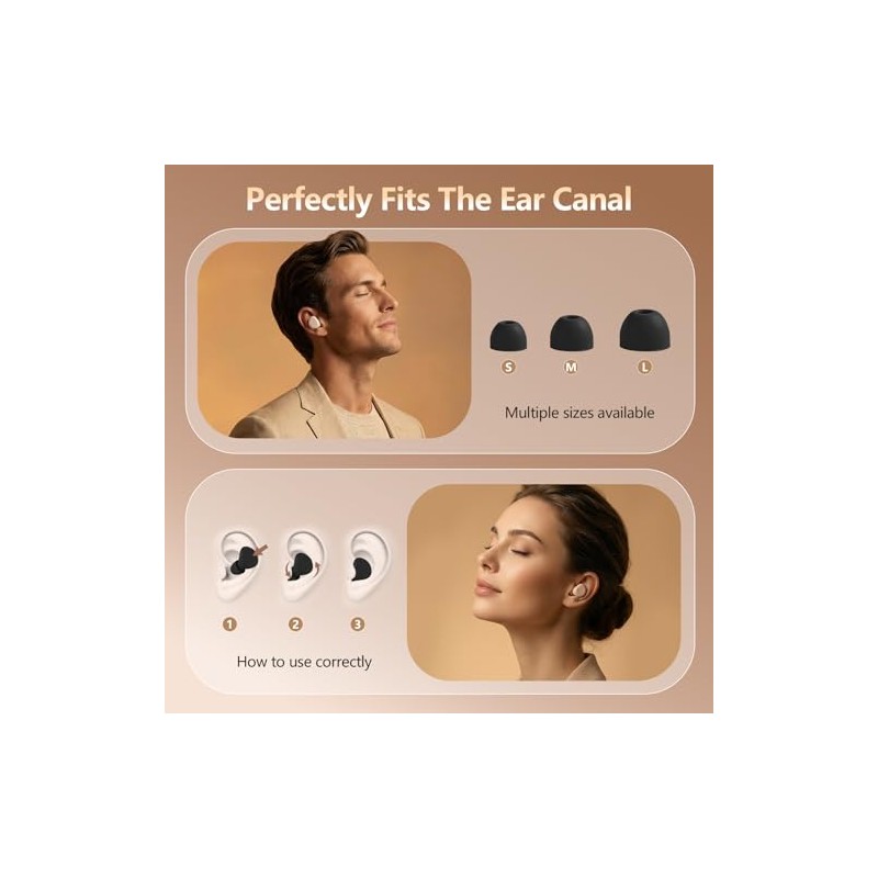 Ear Plugs for Sleeping, 36 dB Noise Cancelling, Ear Protection,
