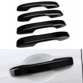 Marchfa [For Honda Civic (11th Generation) FL1-4 & ZR-V RZ Type] Door Handle Cover Door Knob Cover Exterior Knob Cover Full Cover Type with Smart Hole (Piano Black)