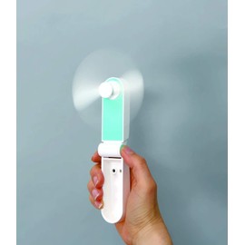 Cogit Portable Fan, White, 3.6 inches (9.2 cm), Clip Fan, Compact, Foldable