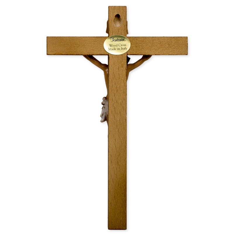 Crucifixes Fontanini Crucifix Body of Christ on a Wood Cross,