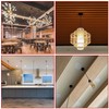 Pack of 2 Canopy Cover, Ceiling Canopy Cover, Black Canopy