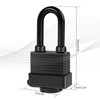 Padlocks Keyed Alike for Outdoor use, Pack of 6, Laminated