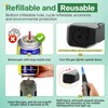 Solar Beam Butane Torch Lighter - Windproof, Adjustable Flame, Refillable,