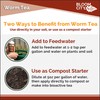Organic Worm Tea Concentrate and Compost and Bokashi Booster by
