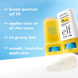 Protector Solar E.l.f. Skin Suntouchable Invisi-stick Spf 50 - Venta Internacional.