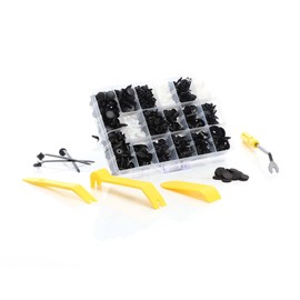 XPOtool Car Mounting Clips Set 703 Pieces Including Disassembly Tool, Expansion Rivets, Blind Plugs and Screws for Interior Trim and Motorcycle